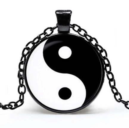 Predator Q1 Harmonie – pánské řetízky, černá, Yin Yang