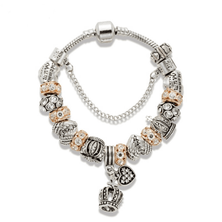 Silver Star Golden Radiance – dámské náramky, zlatá, korunka