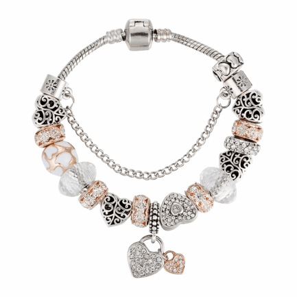 Silver Star Oceanmist – dámské náramky, srdce