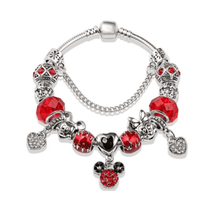 Silver Star Cinnabar – dámské náramky, červená