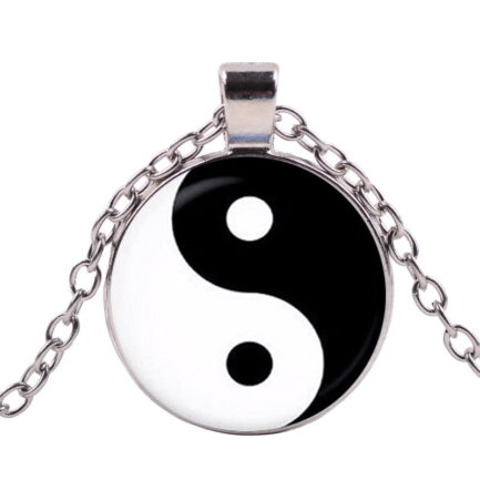 Predator Q1 Cristal – pánské řetízky, černá, Yin Yang