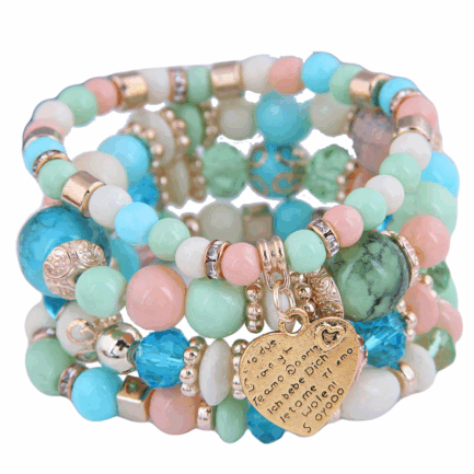 Silver Star Sunberry – dámské náramky, sada 4 kusy