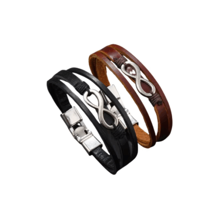 Predator Q1 Nightshade – pánské náramky, SET, nekonečno, 23cm